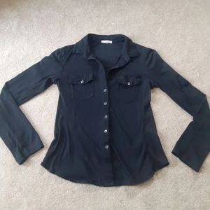 James Perse black polo